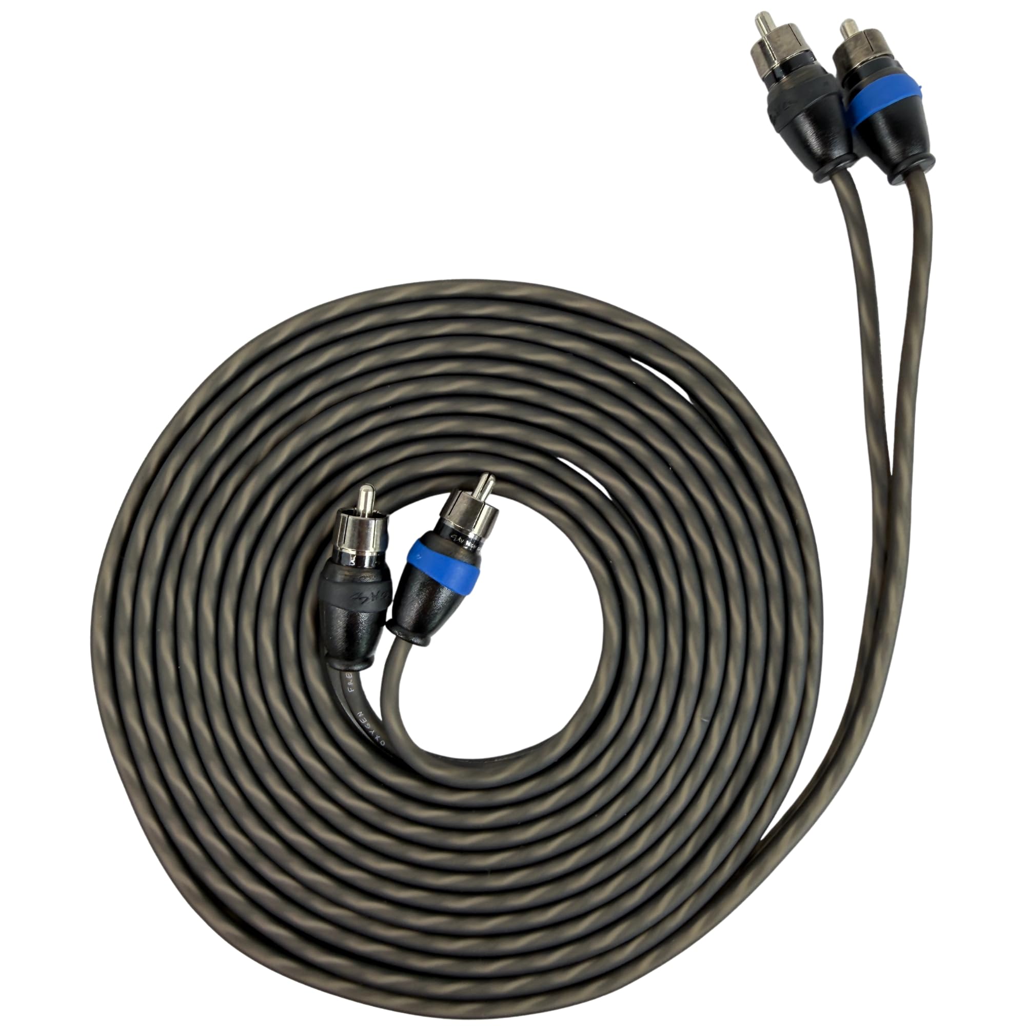 Cielo alto 2 canales de audio coche trenzado 6 ft RCA Cables con 6 de cobre libre de oxígeno