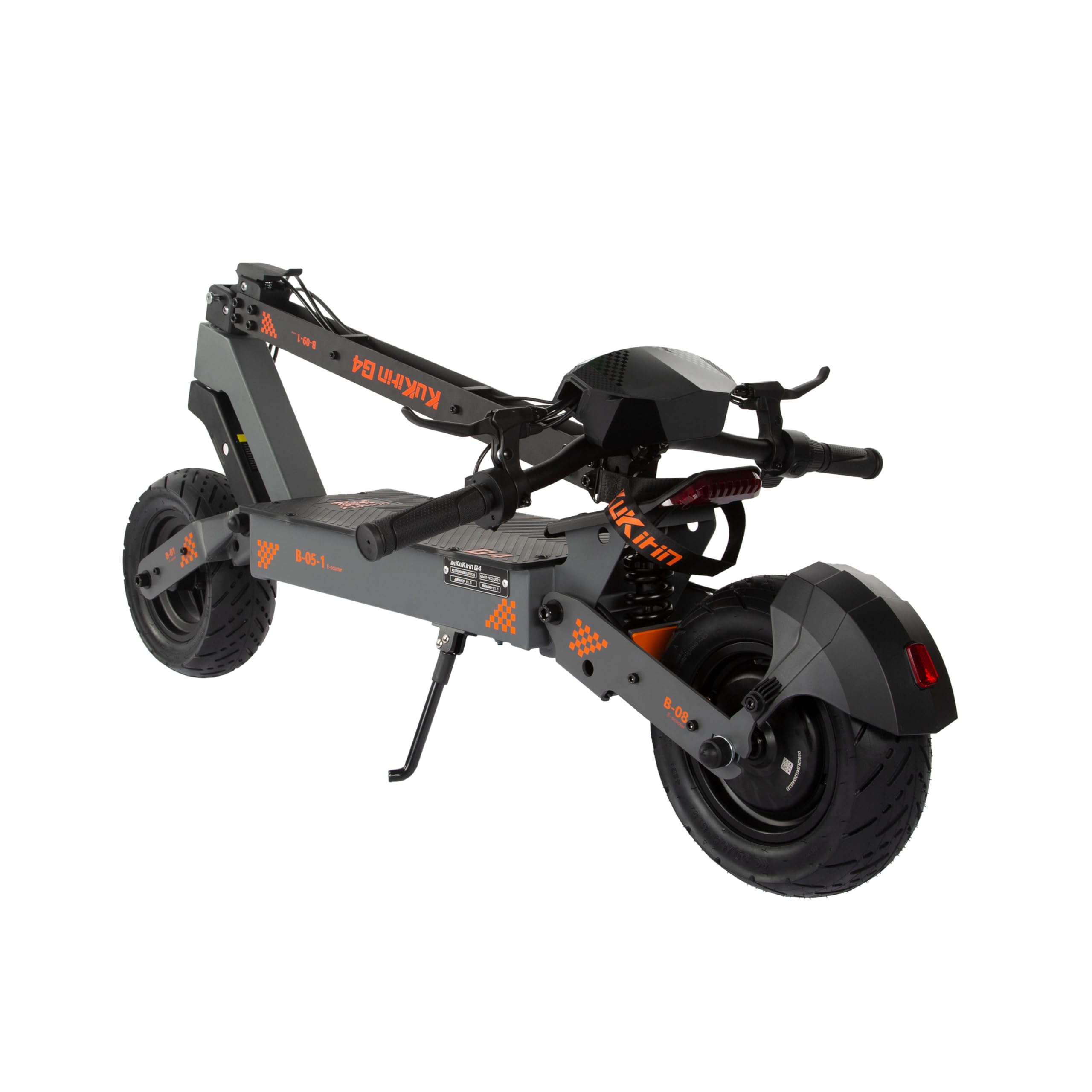 Kukirin G4 Patinete Eléctrico 2400W para Adultos, Batería 60V 20Ah, Autonomía 65–100 km, Neumáticos Off-Road 11”, Doble Suspensión, 3 Modos de Velocidad, Patinete Eléctrico Todo Terreno Plegable