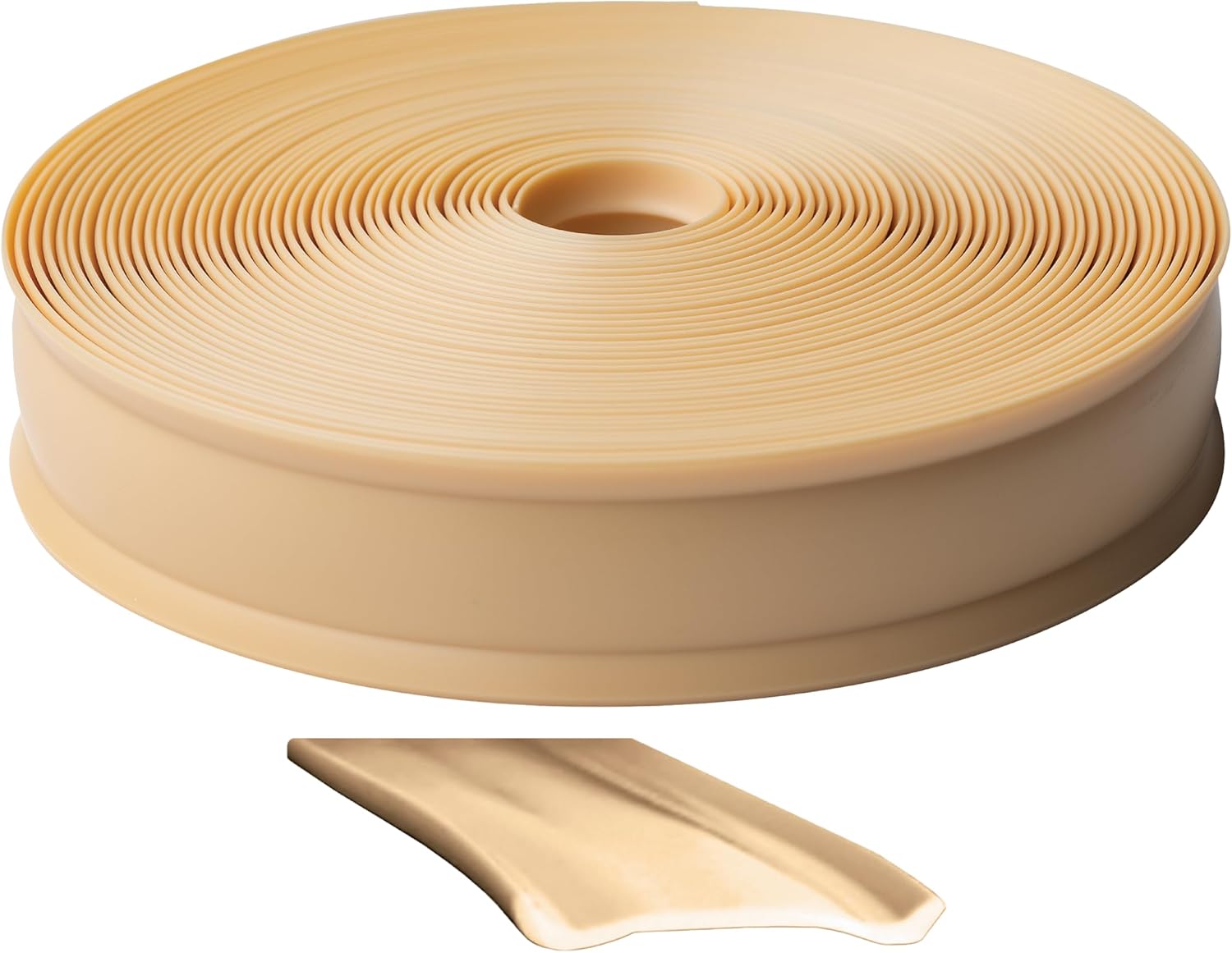 RV Designer I325 Vinyl Insert Trim for RV's - Flexible Molding, Exterior Use, and Roof Edge Molding - Ideal for RV's - Standard, Beige, 1 Inch Wide x 25 ft