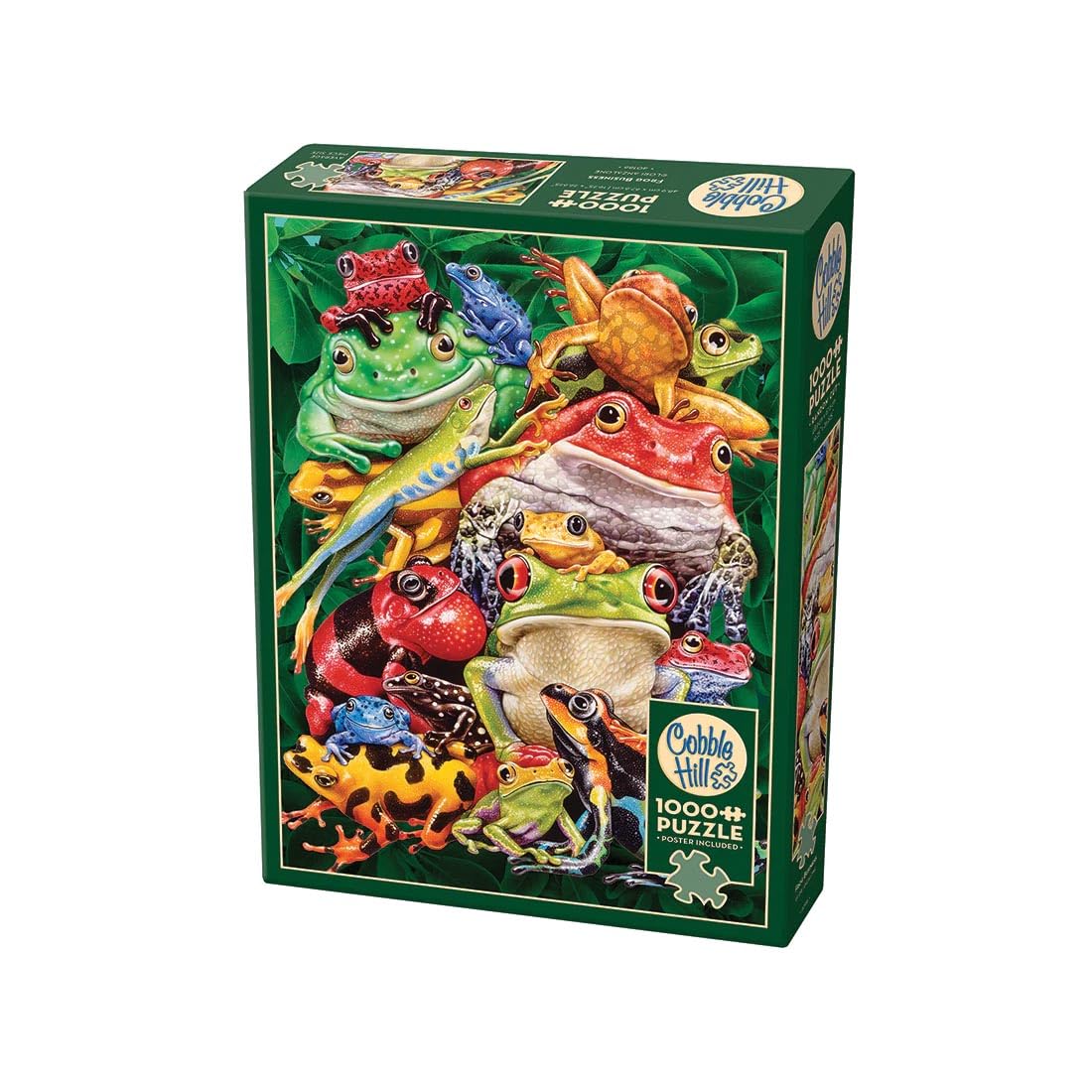 Amazon.com: Cobble Hill 1000 Piece Puzzle - Frog Business - Sample