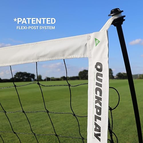 Miniatura 5 de QUICKPLAY Rango de portería de fútbol Kickster portería de fútbol ultra portátil que incluye red de fútbol y bolsa de transporte un solo gol