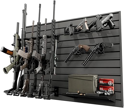 Amazon.com: Hold Up Displays Gun Wall Mount Display, Modular Tactical ...