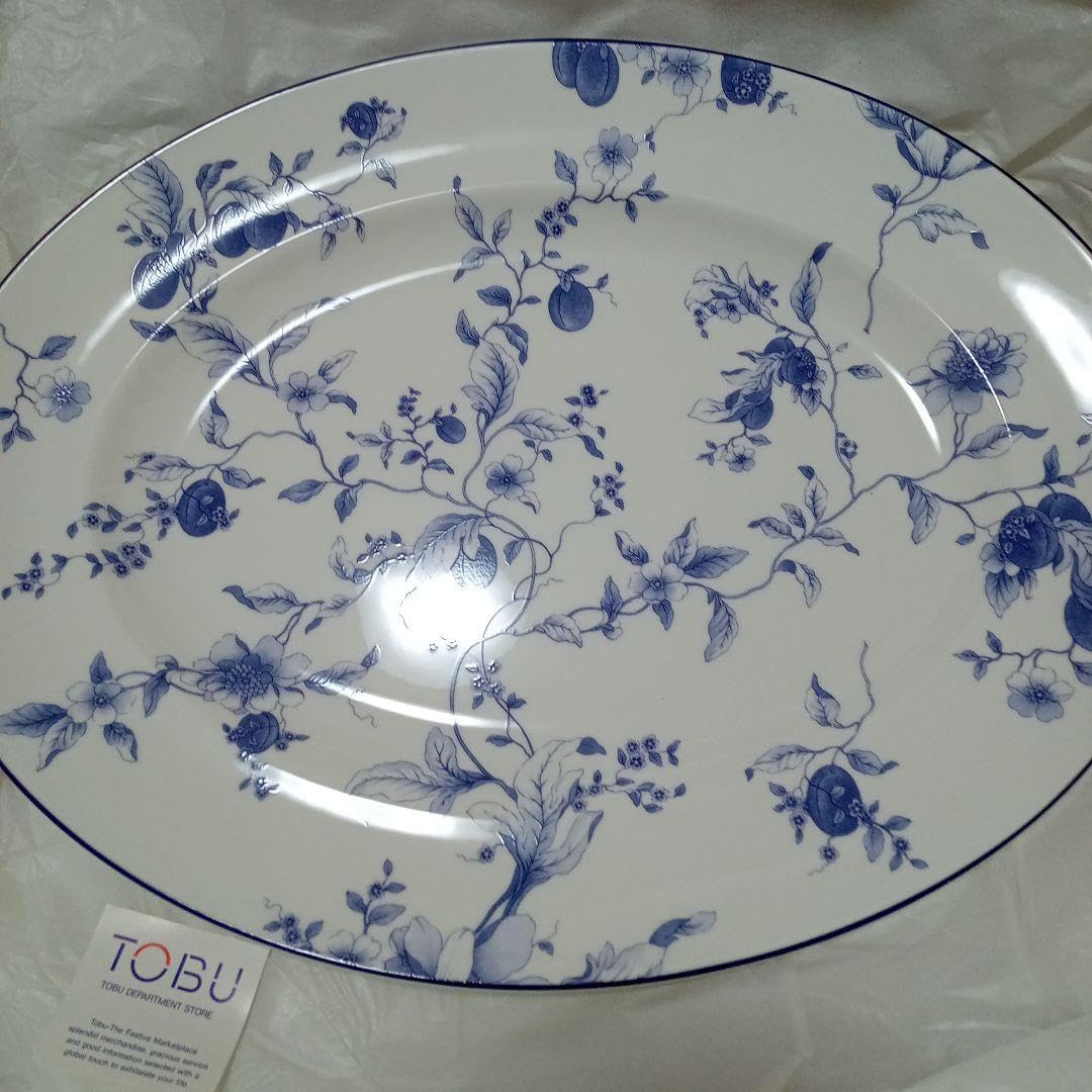 [廃盤　新品　未使用]ウェッジウッド　ブルーム　ディナー皿3枚セット　27センチ 美品】ウェッジウッド☆ブループラム☆ディナー皿 3枚