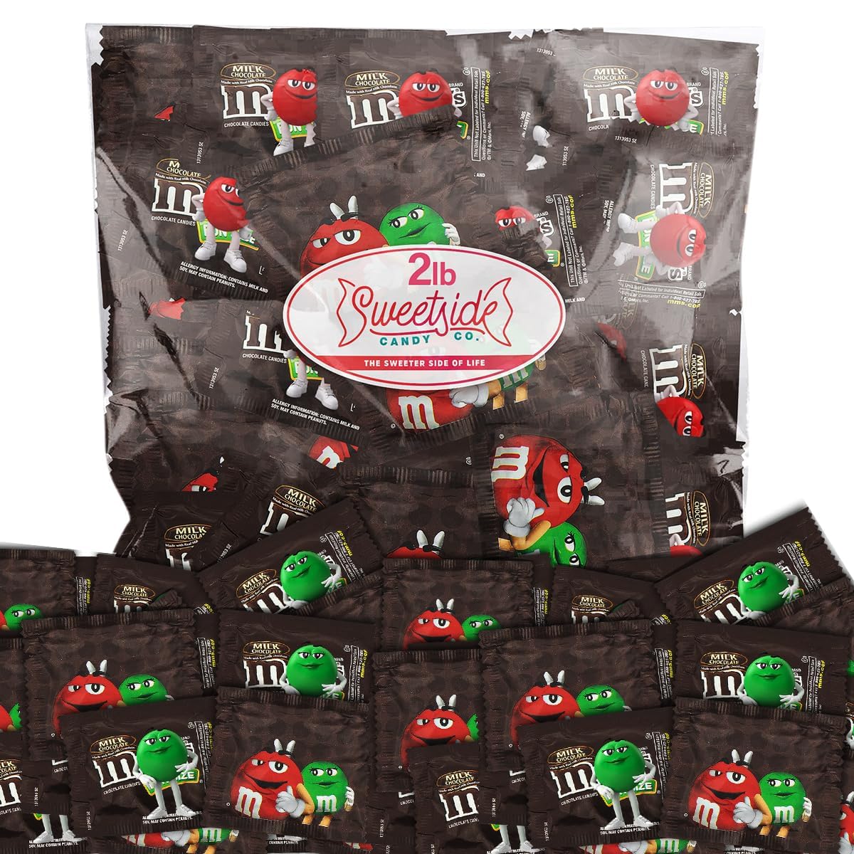 M&M’s Milk Chocolate Bundle – Chocolate Candy Bulk Pack of 2 Pounds – Fun Mix of Chocolate Treats – Candy Bulk of 70 CT – Perfect Individually Wrapped Candy For Parties