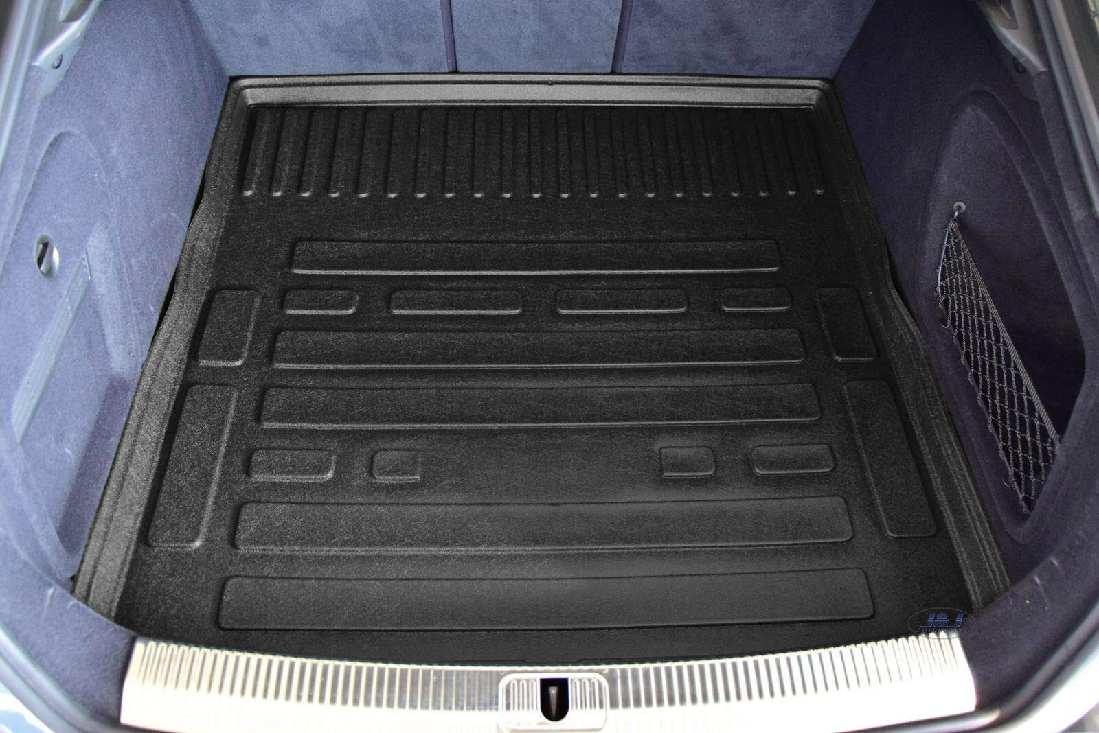 J&J AUTOMOTIVE Tapis de Coffre en Caoutchouc sur Mesure pour Audi A5 Sportback/Coupe 2008-2015, Premium, Bord Haut, Antidérapant, Toutes Saisons