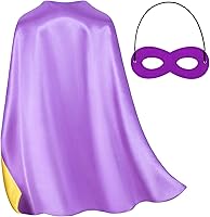 Vista 11 de Capas y máscaras de superhéroe de doble cara para niños, perfectas para Navidad, Halloween, cosplay y fiestas