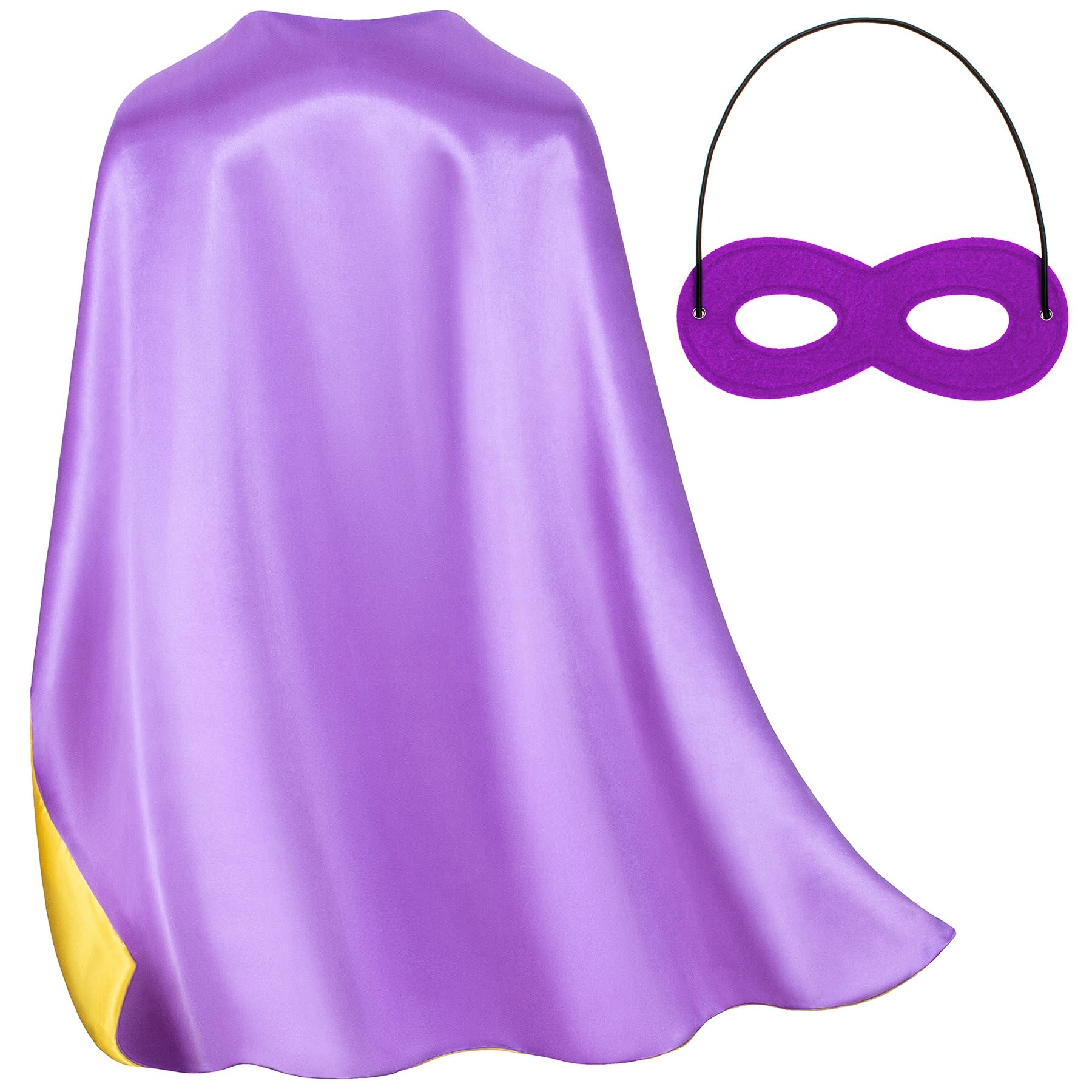Double-Sided Superhero Capes and Masks for Kids - Perfect for Christmas, Halloween, Cosplay, and Parties