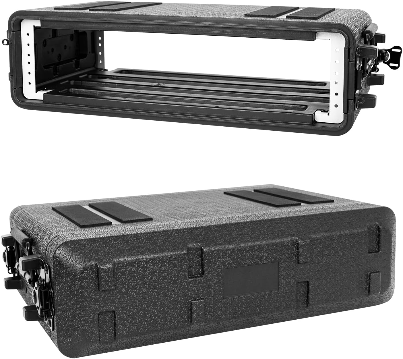 Muscab 2Uラックケース、ラックアンプケース、Pro-Audio PA DJ Flight Road Travel Mount