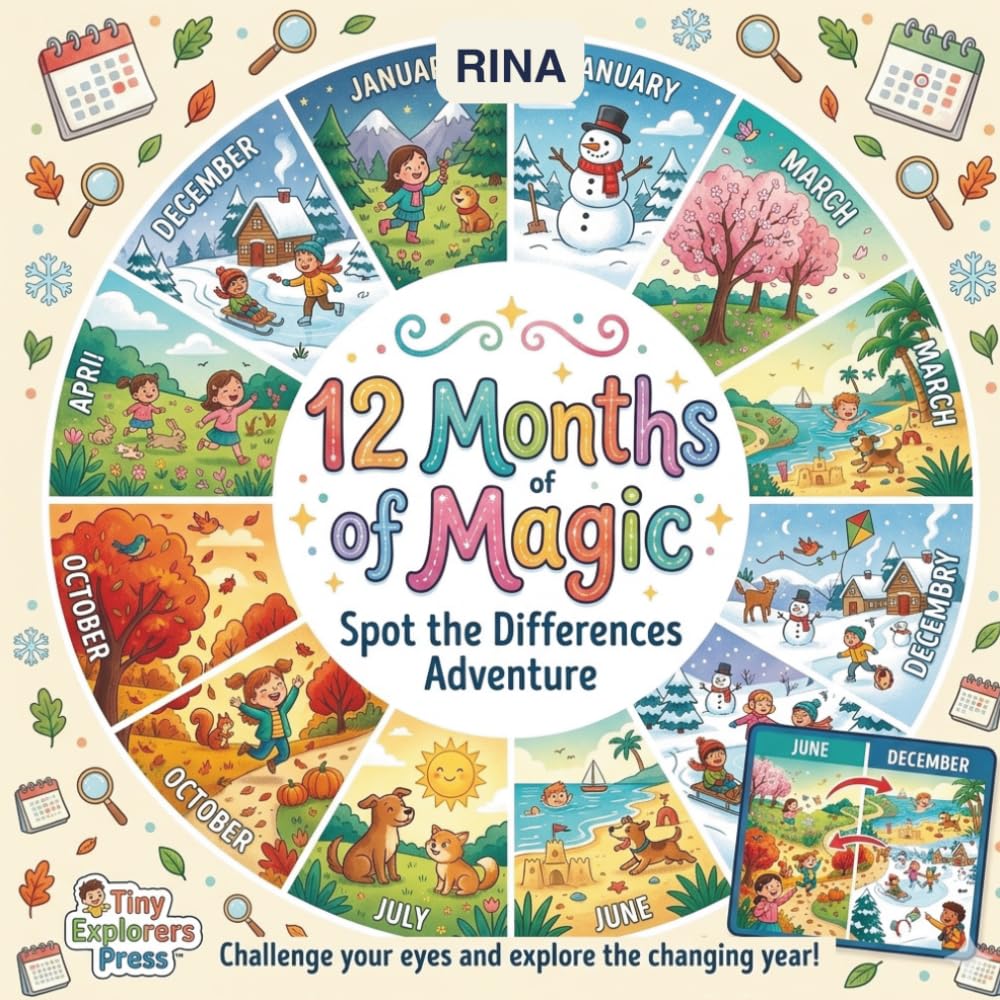 12 Months of Magic Spot the Difference Adventure