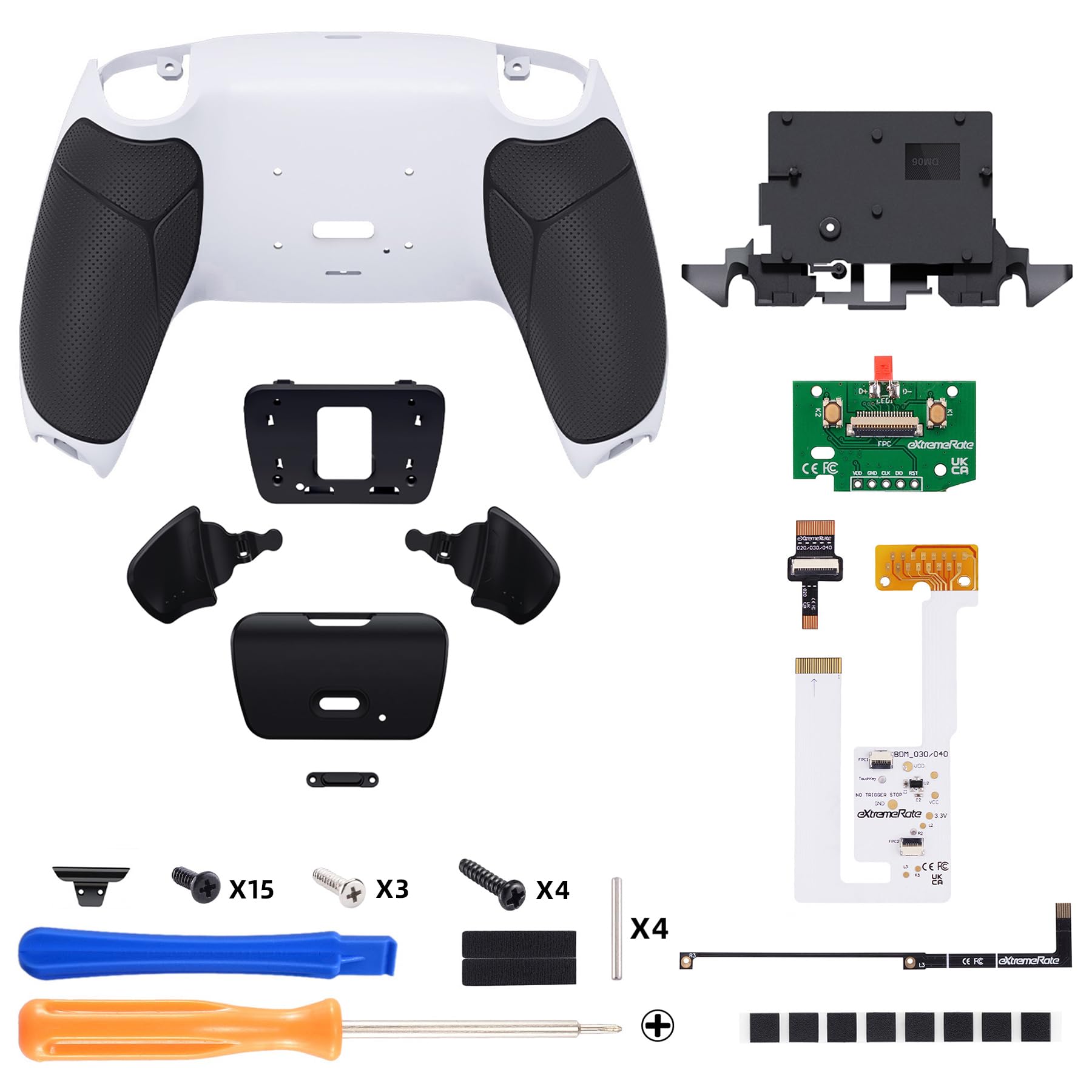 Amazon.com: eXtremeRate Rubberized Grip Programable Rise V4 Remap