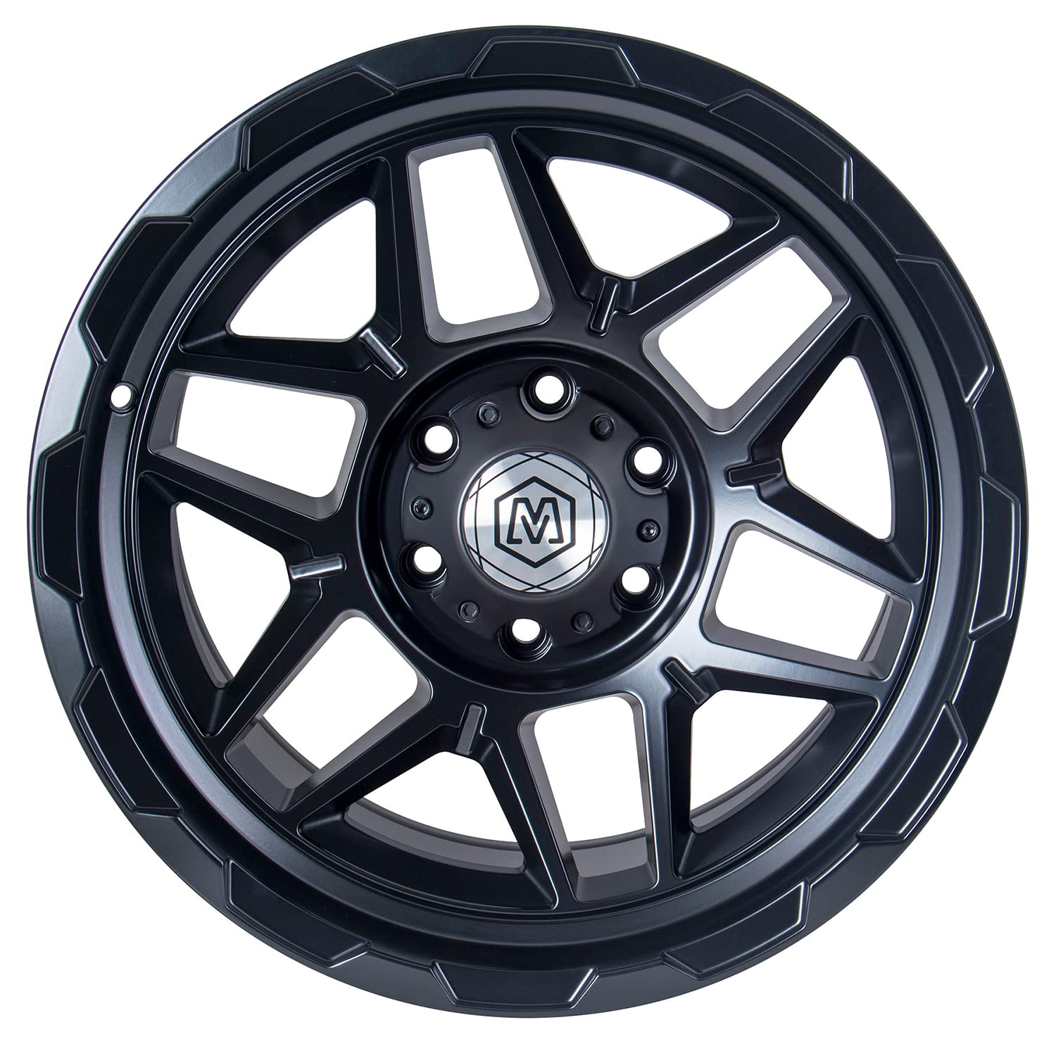 Michael Pro 18 inch Wheel - Compatible with 4x4 18" Ford F-150 - Upgrade Your truck's Look and Performance with The Wheel - Black