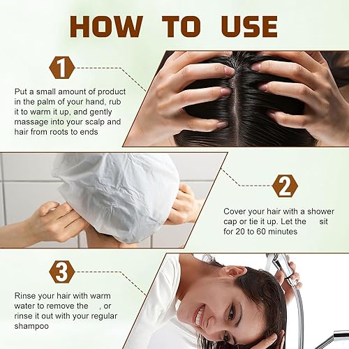 Miniatura 4 de Batana cruda 100% natural para el crecimiento del cabello, evita la pérdida de cabello, elimina las puntas abiertas, mejora el grosor