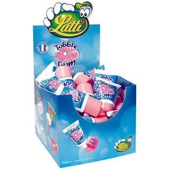 Lutti tubble gum fruit tube 35 gr | 36x | Gesamtgewicht 1260 gr