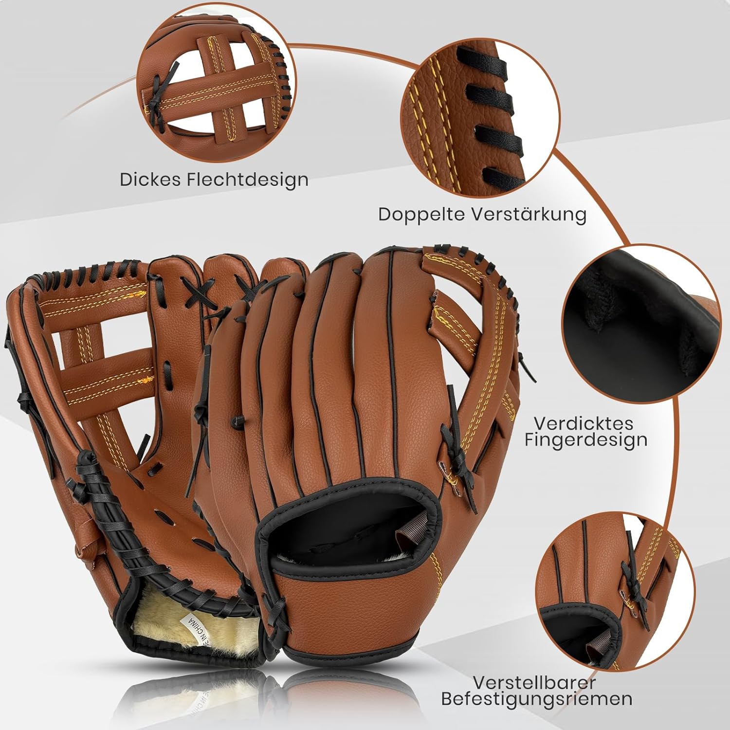 Baseball kesztyű használat közben
