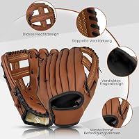 LeapBeast Baseball Kesztyű Labdával, Softball Kesztyű Gyerekeknek és Felnőtteknek, Edzés és Verseny 3