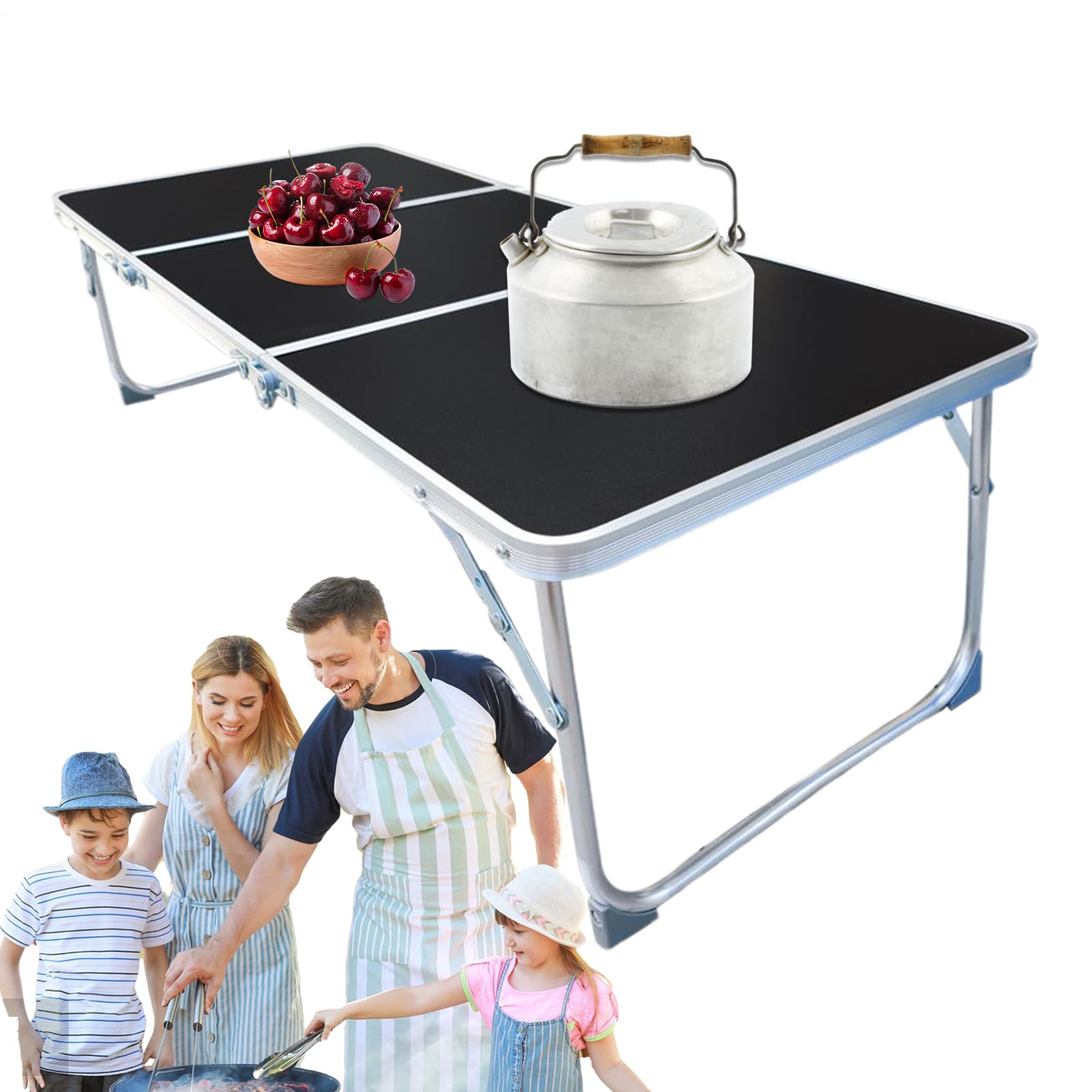 Table pliante de camping extérieure pour vos barbecues et voyages