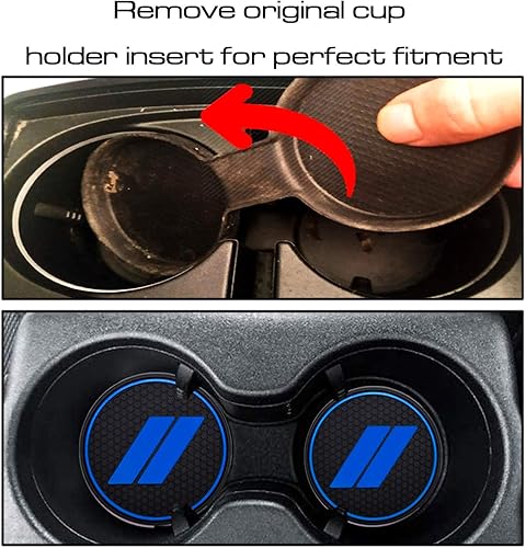 Miniatura 7 de HAMSAM - Alfombrillas antipolvo para Dodge Charger 2015, 2016, 2017, 2018, 2019 y 2020, accesorios personalizados para posavasos