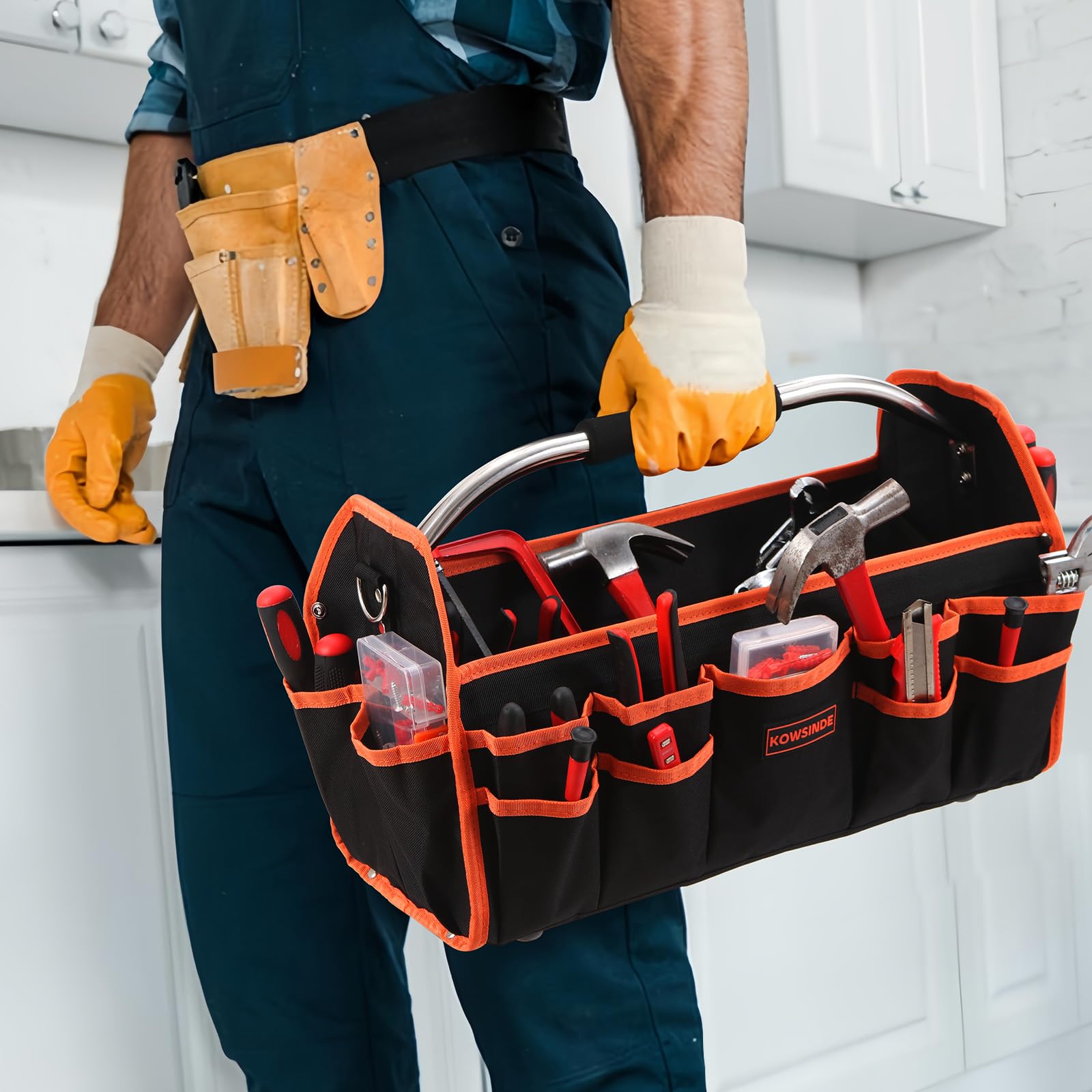 Kowsinde 18" Tool Bag - Electrician Organizer -5 Kowsinde 18" Tool Bag - Electrician Organizer -5
