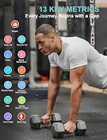 Healthkeep digitális testösszetétel-elemző mérleg, okos skála iOS/Android alkalmazással, 180 kg-ig 3