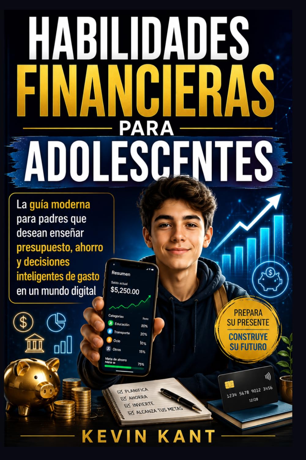 Habilidades Financieras para Adolescentes: La guía moderna para padres que desean enseñar presupuesto, ahorro y decisiones inteligentes de gasto en un mundo digital