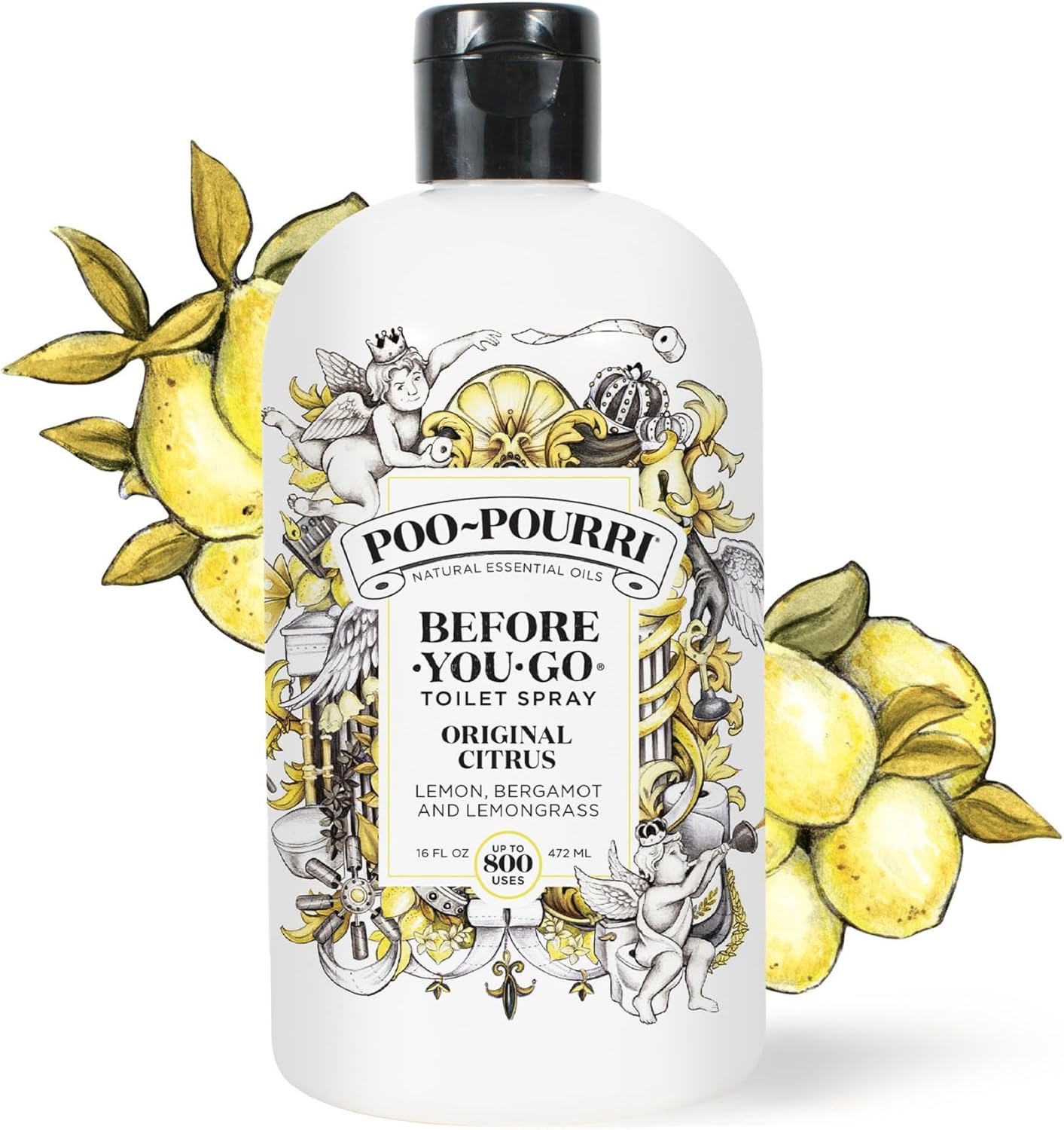 Poo-Pourri Before-You-Go Toilet Spray Refill Bottle, Original