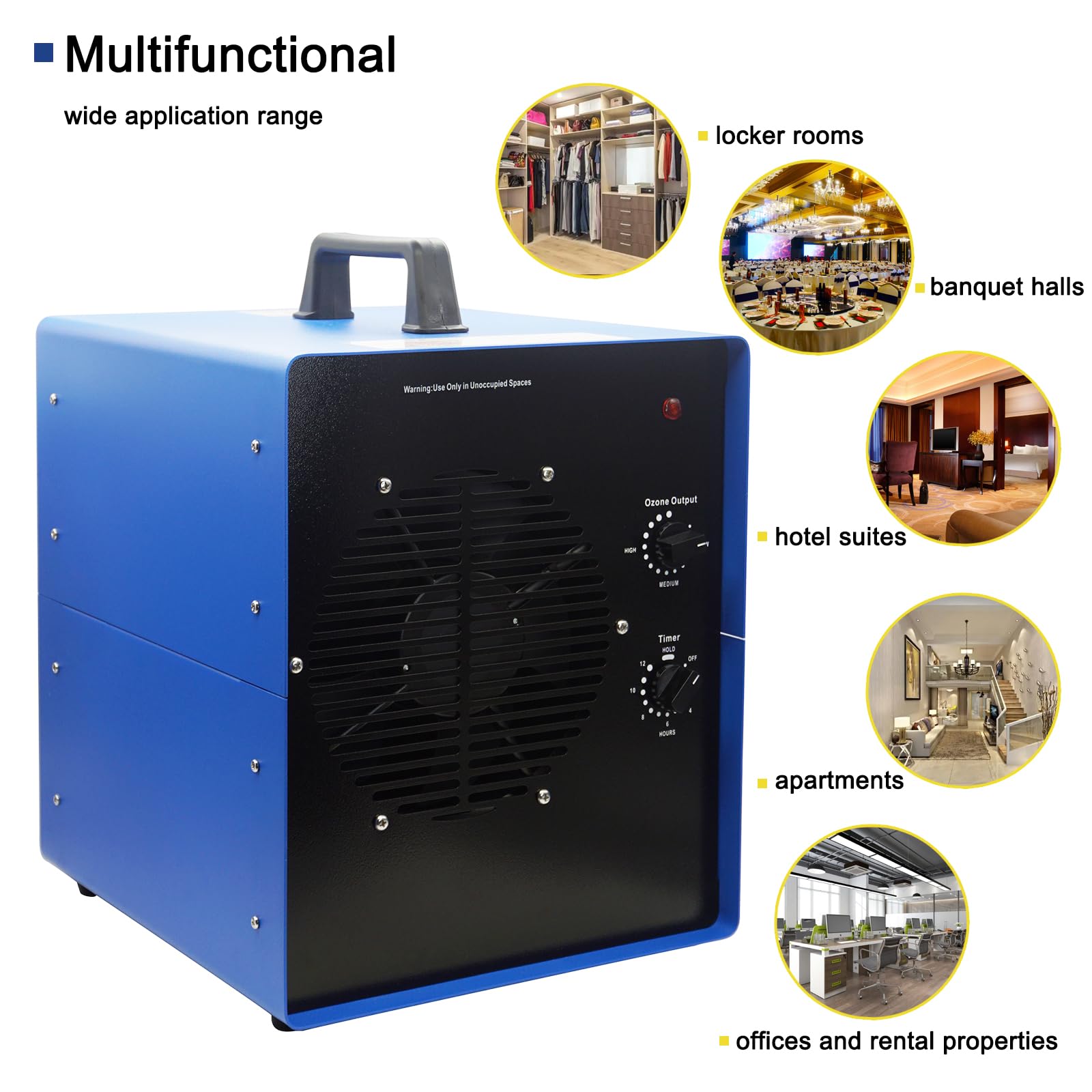 0zone Generator, 7000 m² Luftionisator-Maschine für industrielle Gewerbegrundstücke, Keller, Fitnessstudios