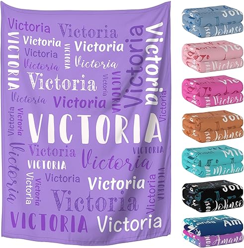 GBVllexuii Manta personalizada con nombre, mantas y mantas personalizadas para niños, bebés y adultos, manta con nombre personalizada para mujeres, GBVllexuii Manta personalizada con nombre, mantas y mantas personalizadas para niños, bebés y adultos, manta con nombre personalizada para mujeres,