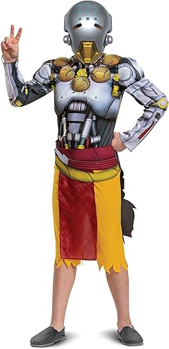 Overwatch Zenyatta - Disfraz de personaje inspirado en videojuegos para niños, overol acolchado muscular,