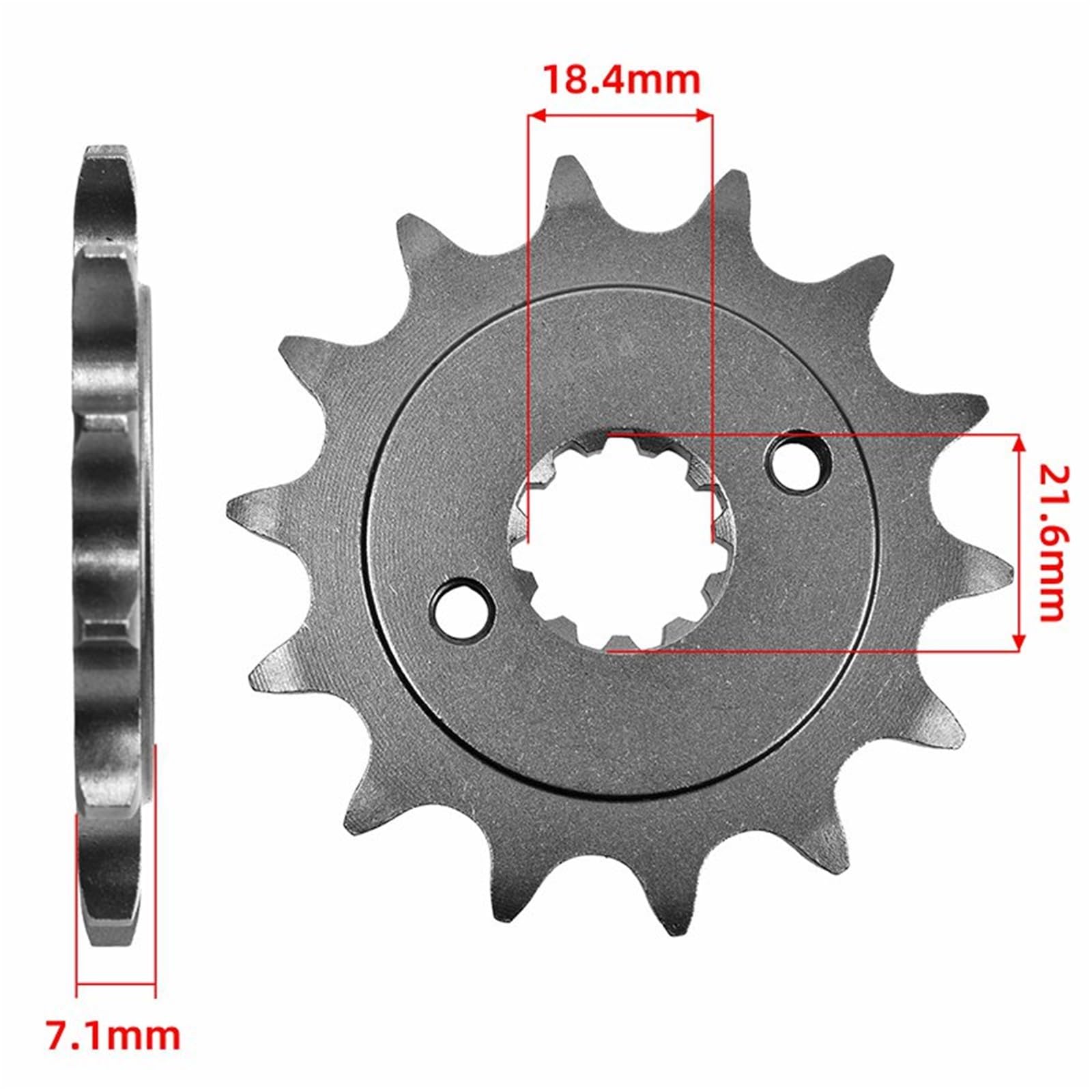 Piñón Delantero De Motocicleta 520 14T para CBF250 RABS CB300 CBR300 CMX300 A Rebel 2017-2023 CRF250 CRF300