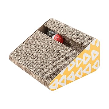 Homgeel Vertical Cat Scratching Post Cat Scratcher Cardboard Cat Scratching Pad