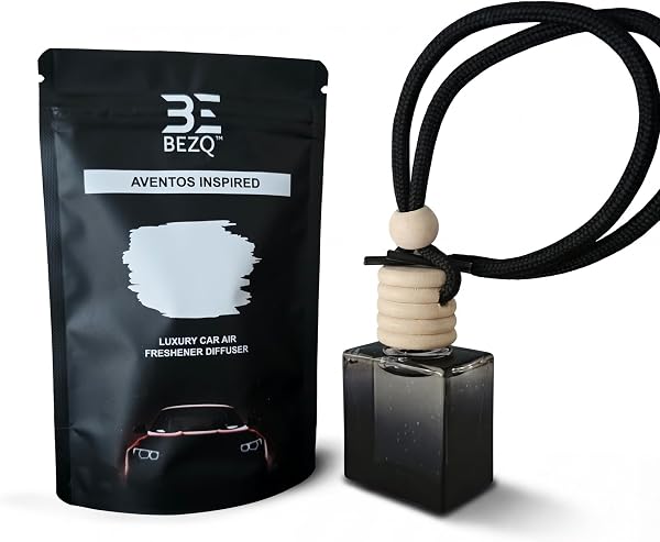 Creed Car Air Freshener Inspired, Freshener for Men, Diffuser Scent Luxury Ornament, Long Lasting, Aventos Perfume Inspired Fresheners, Automotive Air Freshener, Strong Freshener Scent by BEZQ - 1
