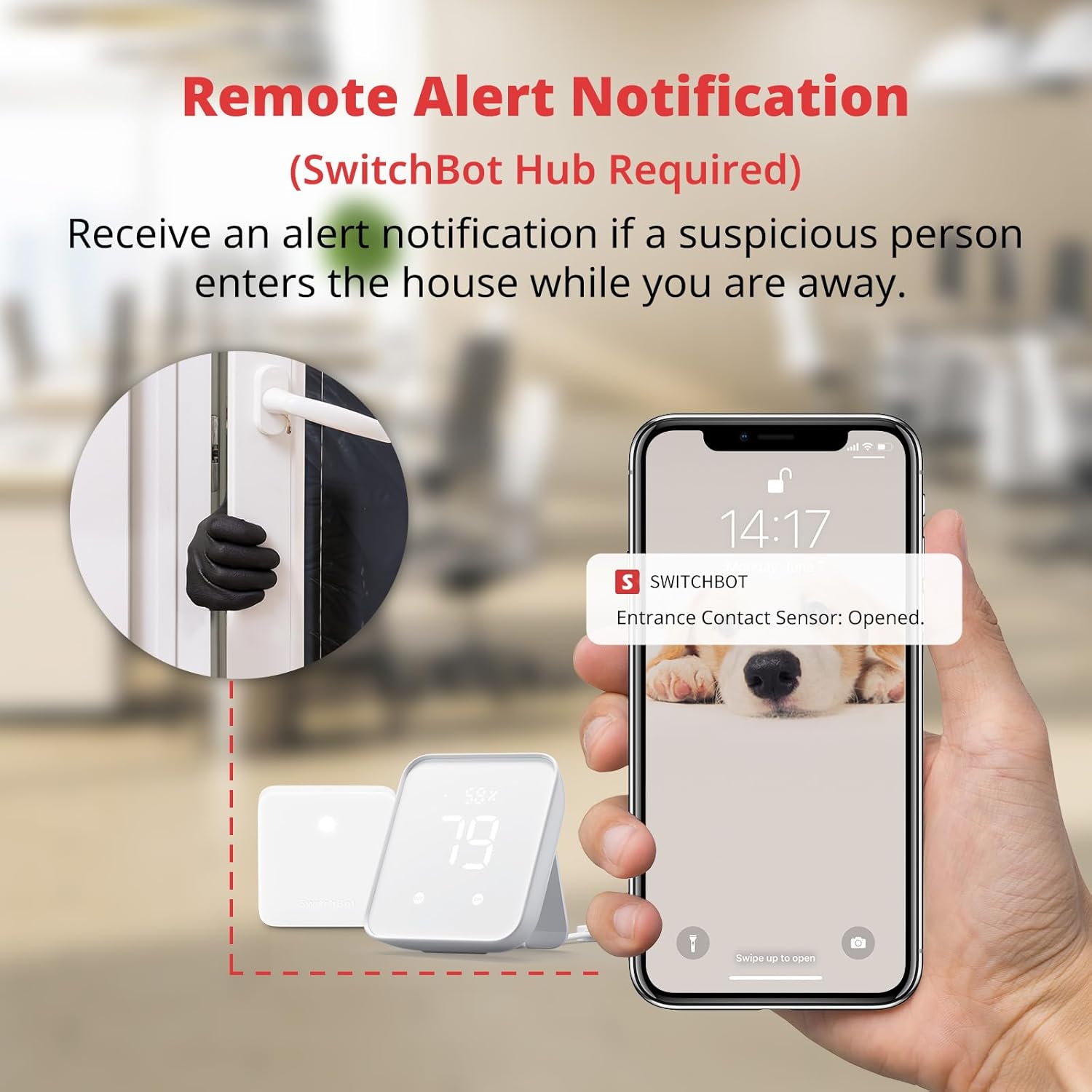 SwitchBot Door Alarm Contact Sensor- Smart Home Security