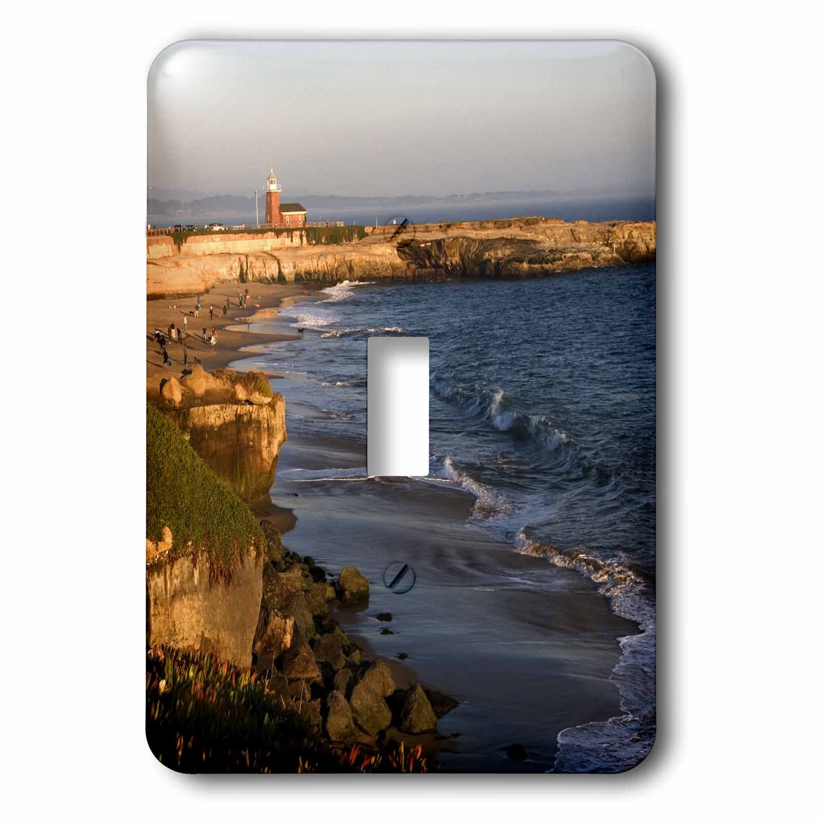 Phare en brique rouge interrupteur simple Santa Cruz déco marine