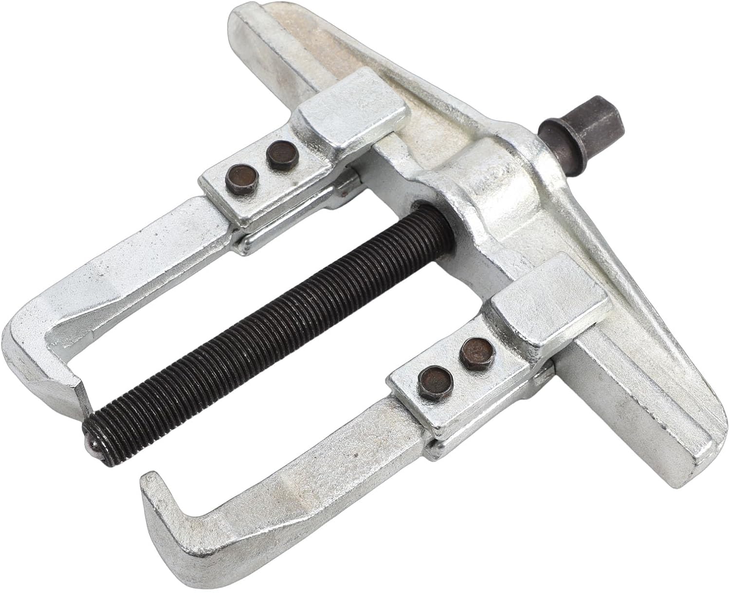Naroote 2 Jaw Gear Puller, Alloy Steel Bearing Puller, Adjustable Clamping Depth Extractor with Reversible Design, Ideal for Automotive Flywheels & Motorcycle Wheels