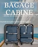 Compression Packing Cubes for Travel- Packing Cubes and Travel Organizers, Navy Blue, 6Piece - 8