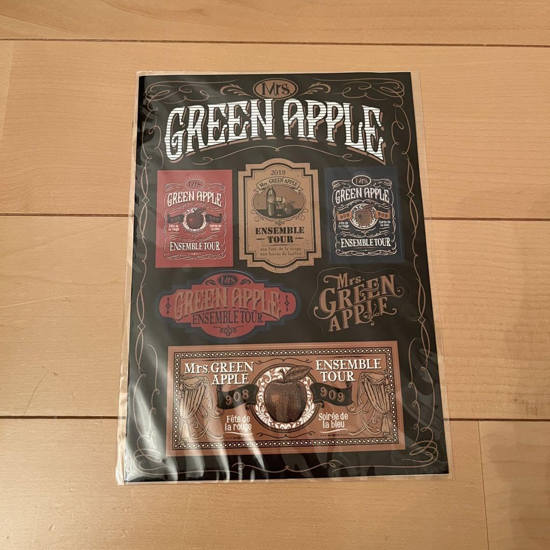 Amazon.co.jp: Mrs. GREEN APPLE ステッカー シール ミセスグリーン