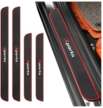 4PCS Car Door Sill Protector,Anti-Scratch & Waterproof Car Door Sills Scratch Protection,Universal Car Exterior Accessories Automotive Door Entry Guard for Car,Truck,SUV Sport, Width 1.57