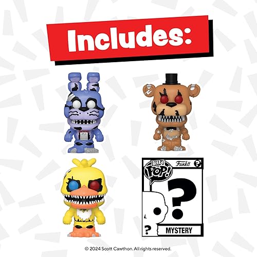 Miniatura 2 de Funko Bitty POP! Five Nights at Freddy's (FNAF)- Figura pequeña de Nightmare Bonnie y A Surprise Mystery - 0.9 pulgadas (0.9 in) coleccionable -