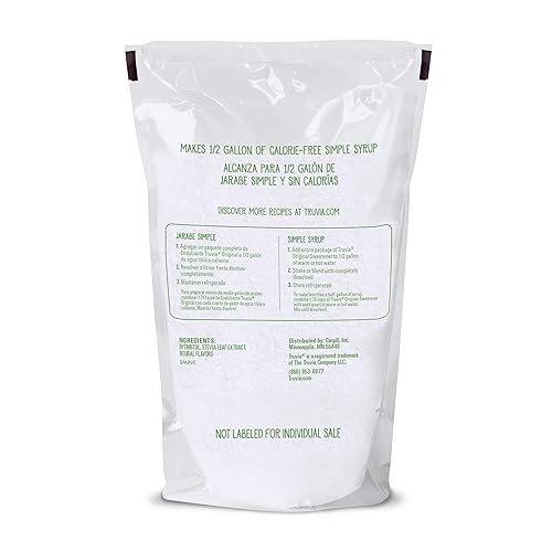Miniatura 4 de Truvia Calorie Free Stevia Sweetener, Ideal For Sugar Free Simple Syrup, Tea And Lemonade, 6-24 oz Bags, Net Wt 144 oz