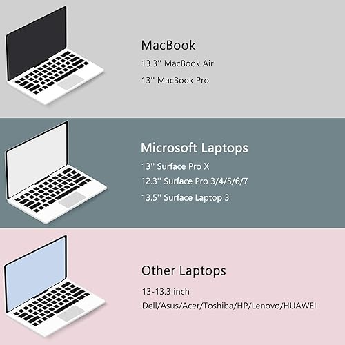 Miniatura 6 de BAGSMART - Funda para laptop, compatible con portátiles de 13 a 13.3 pulgadas, MacBook Air, MacBook Pro de 14 pulgadas, computadora, funda