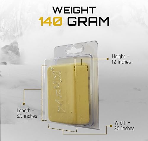 Miniatura 25 de ZUMWax - Cera de cerámica nórdica para esquí, snowboard y esquí, 4.94 oz, temperatura fría, duradera, sin PFAS. Fabricado con cerámica ecológica
