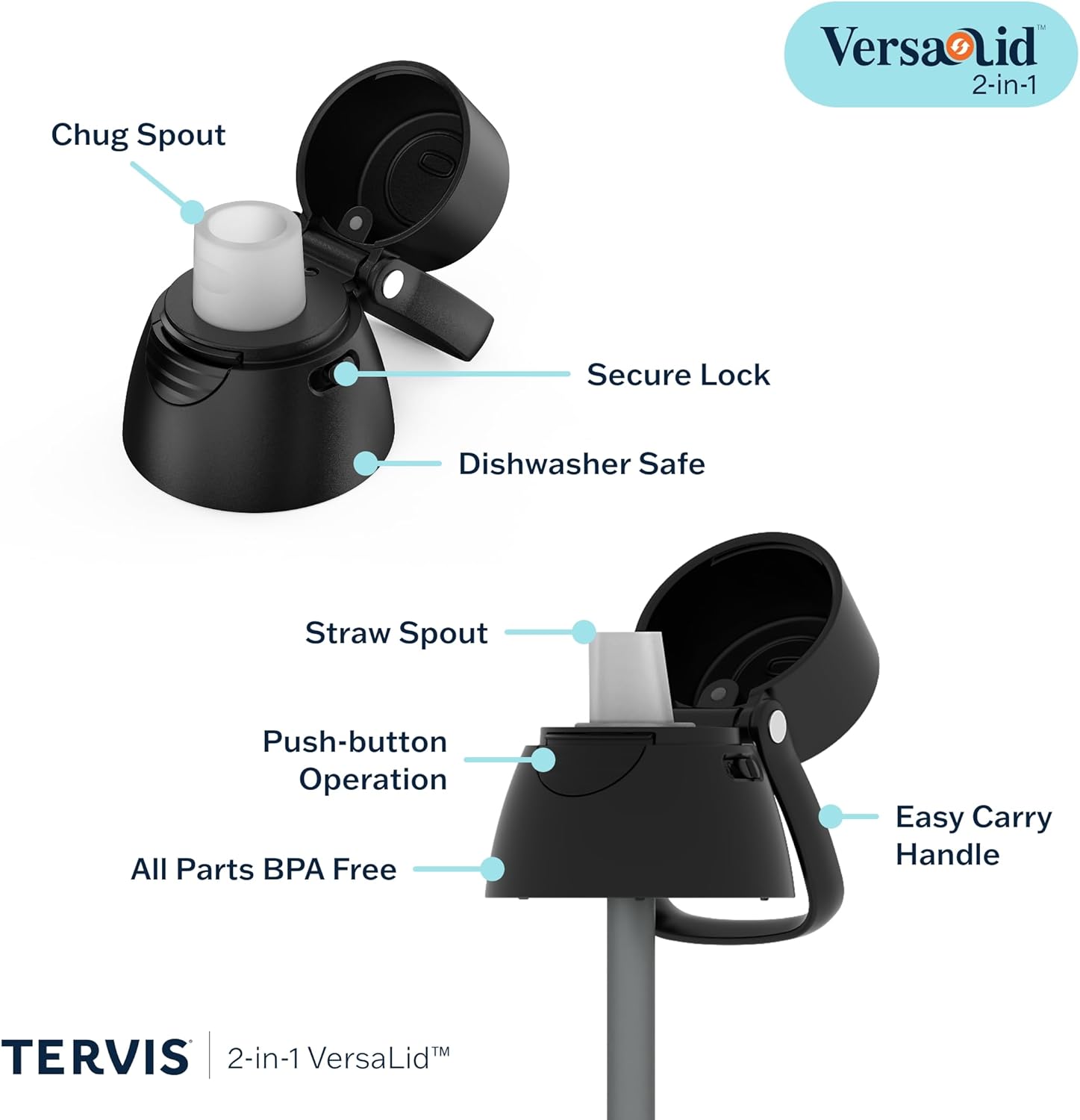 Tervis Venture Water Bottle Disney - Minnie Mouse Engraved Sillhouette Made in USA Double Walled Insulated Tumbler Travel Cup Keeps Drinks Cold & Hot, 36oz, Stainless Steel - Image 4