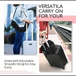Stuffable Travel Pillow, Stuffable Neck Pillow for Travel, Travel Neck Pillow Stuffed with Clothes Storage - No Extra Baggage Fees, Fits 5+ Days of Travel Essentials, No Filler (Black)