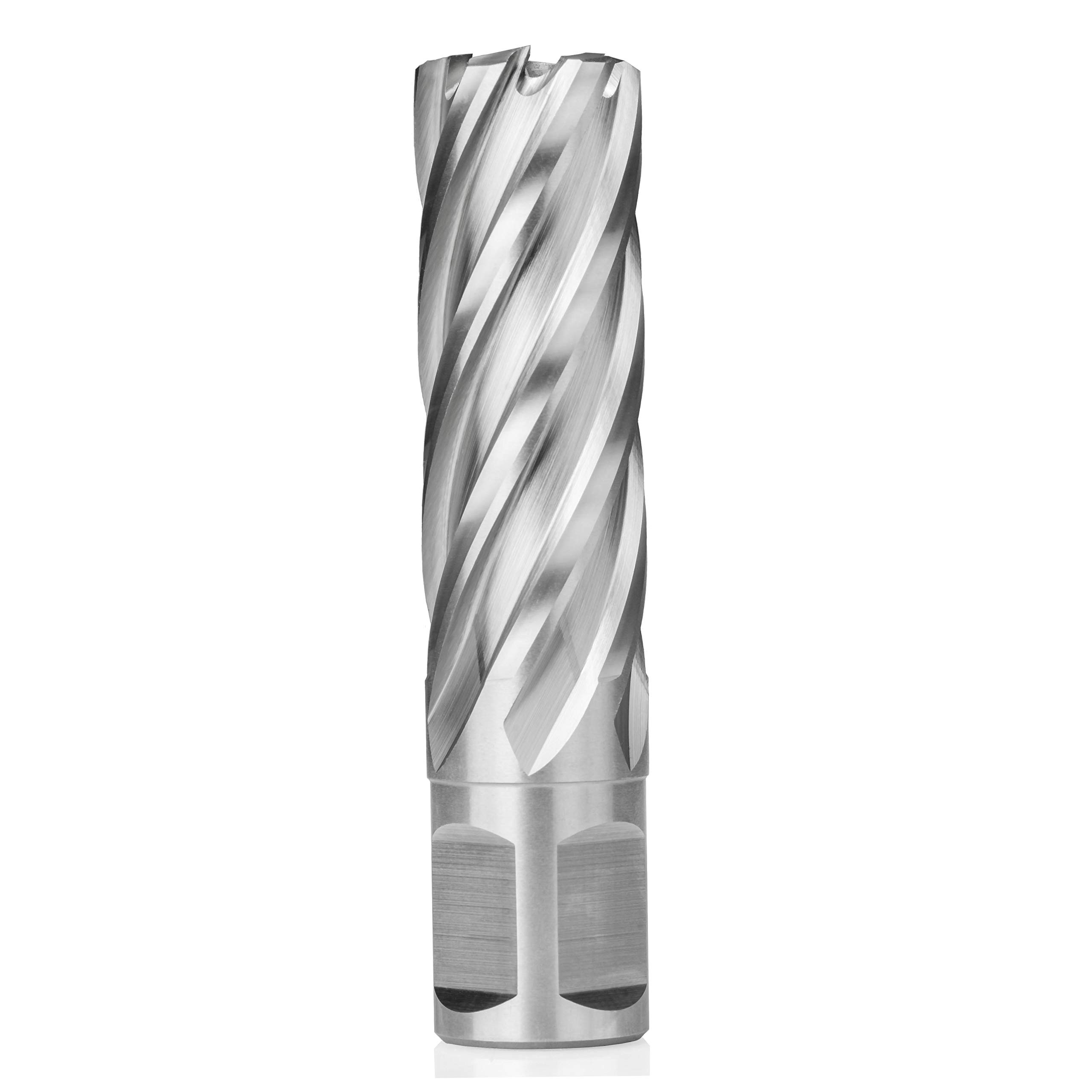 MELVER Punta per trapano HSS Weldon, 19 mm, profondità di taglio 55 mm (19)