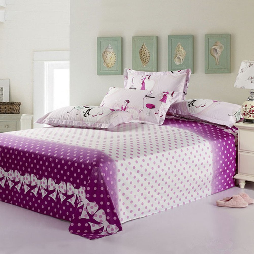 Feuilles de coton double Dortoip 240x265cm pour dortoir et chambre