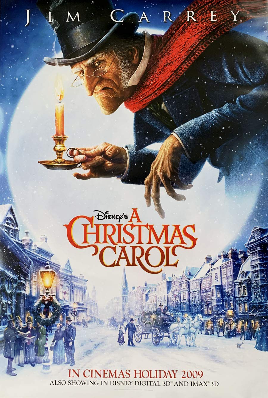 CAROL　ポスター Amazon.com: A CHRISTMAS CAROL MOVIE POSTER 2 Sided ORIGINAL 27x40