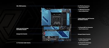 ASRock AMD X870E Taichi Lite Ryzen Socket AM5 DDR5 DIMMs 8200 256 GB X870 EATX Motherboard 5G LAN M.2 USB4 WiFi7