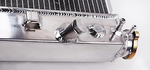 Miniatura 5 de 3 Rows Polished Aluminum Radiator For 1993-2002 Chevy Camaro Z28 SS Pontiac Firebird 5.7L V8 AM, Silver.