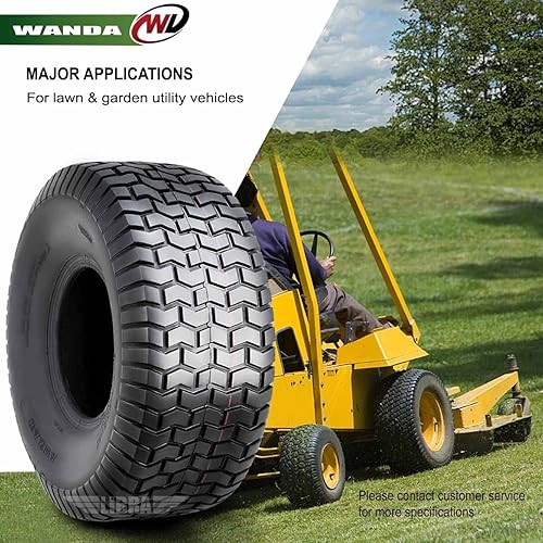 Miniatura 35 de WANDA One 18x7.50-8 Lawn Mower Cart Turf Tires P332 /4PR