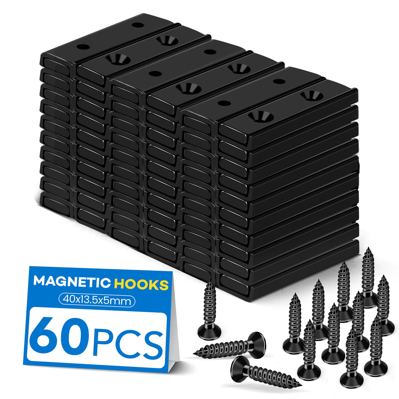 LOVIMAG Neodymium Strong Bar Magnets with Screws Holes 6Pack, 80lbs — Amazon image 12